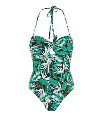 tropical one piece swimsuit