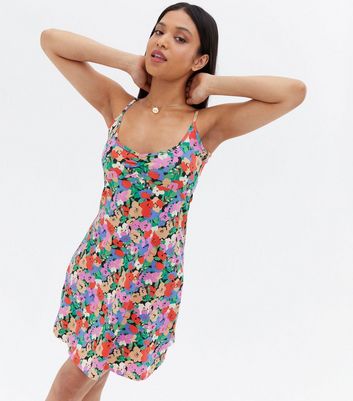 New look floral mini dress hotsell