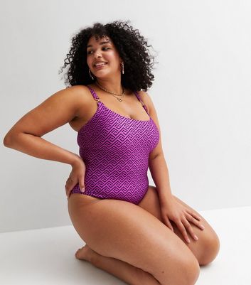 New look cheap pink swimsuit