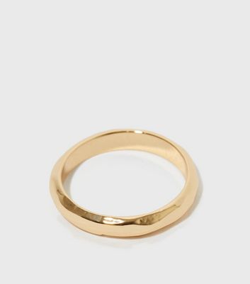 Simple gold sale plated rings