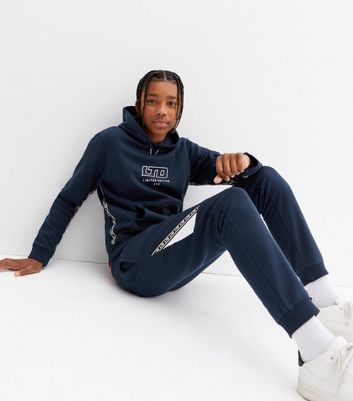 boys navy joggers