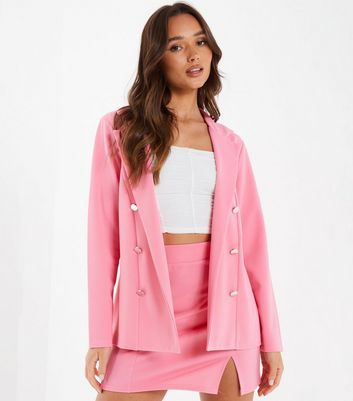 quiz pink blazer