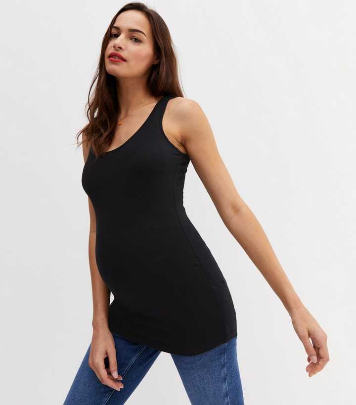 Buy Long Tall Sally Black Maternity Cami Vest Tops 2 Pack from the Next UK  online shop