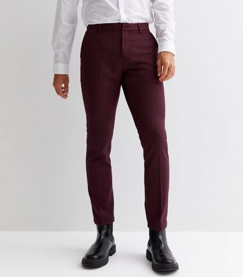 Buy AD  AV Men Maroon Solid Synthetic Single Casual Trousers Online at  Best Prices in India  JioMart