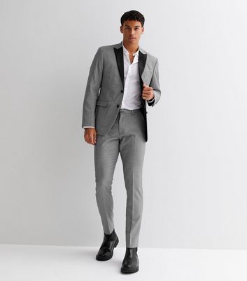 Black Relaxed Fit Suit Trousers  New Look