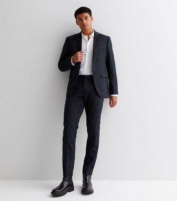 Men's Slim Suit Trousers | Boohoo UK