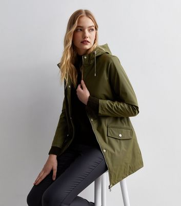 Khaki Hooded Anorak