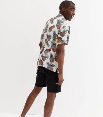 Pineapple short outlet sleeve shirt