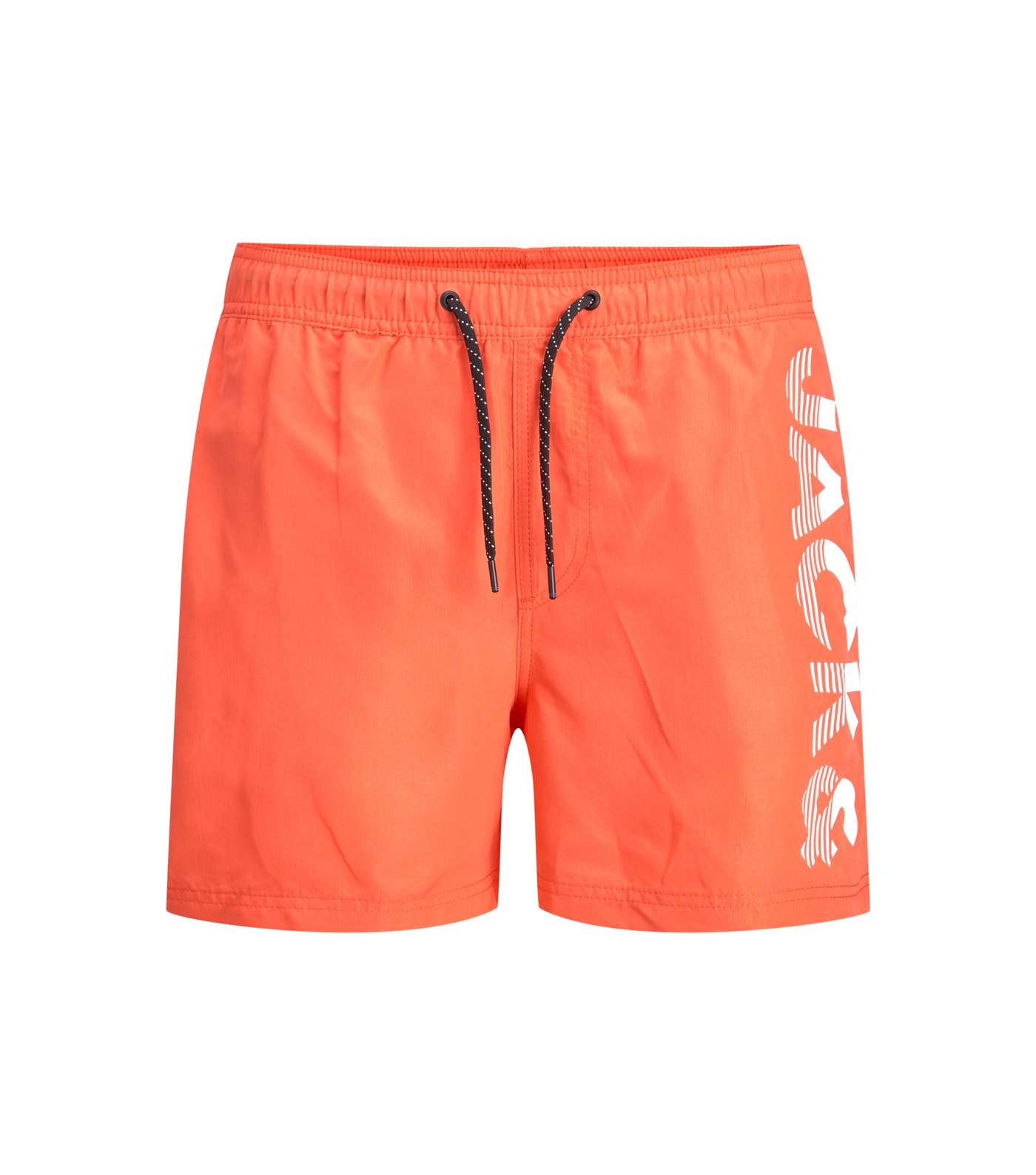 Jack & Jones Orange Logo Swim Shorts Image 5