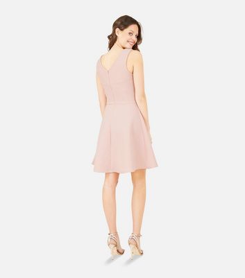 Click to view product details and reviews for Mela Pink Textured Sleeveless Mini Dress New Look.