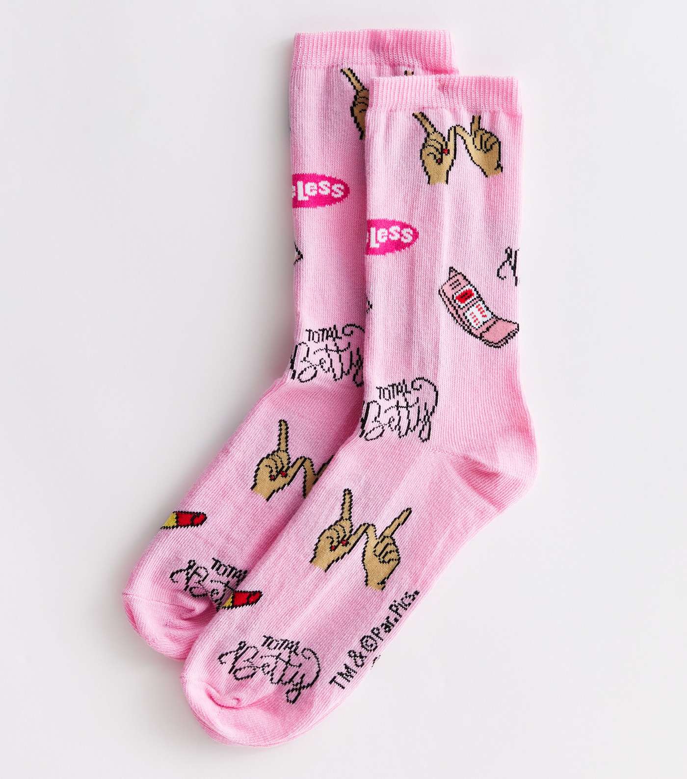 Pink Clueless Socks