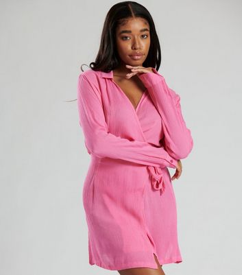 Pale pink cheap shirt dress