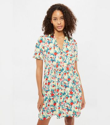 New look discount floral shirt dress