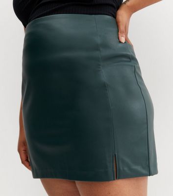 Lexie Leather Skirt (Brown) - Laura's Boutique, Inc