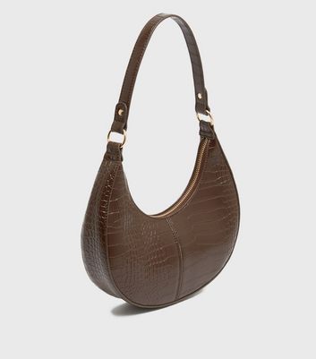 Dark brown 2024 croc bag