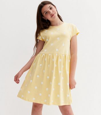 Pale yellow dress for little girl hotsell