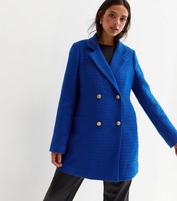 Double breasted sale coat new look