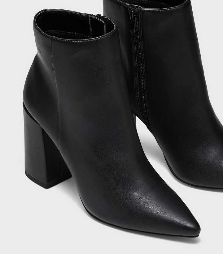 London Rebel Block Heeled Ankle Boots