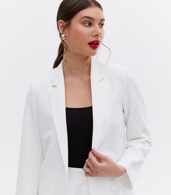 off white blazer fit
