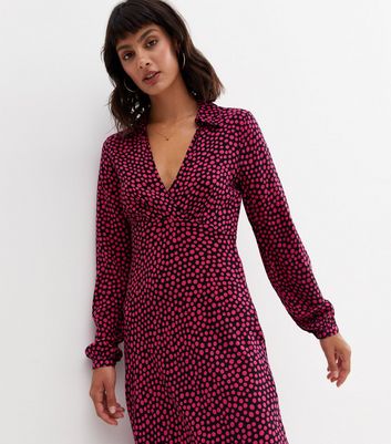 Oasis heart cheap wrap dress