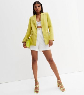 new look mustard blazer