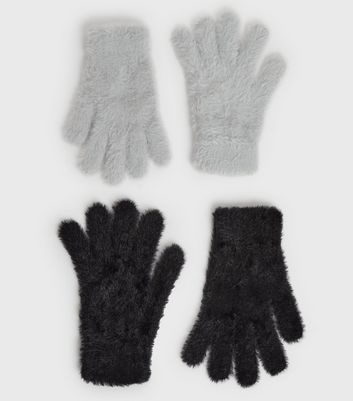 womens fuzzy gloves