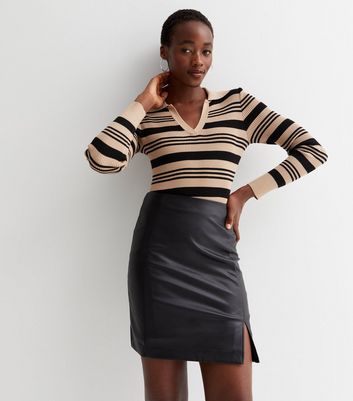 Leather skirt sale tall