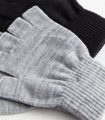 new look fingerless gloves