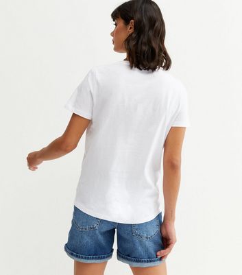 Damen Bekleidung White Rainbow Kind Logo T-Shirt Damen Bekleidung White Rainbow Kind Logo T-Shirt