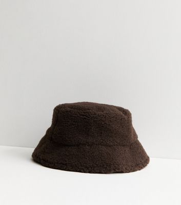 Rust Teddy Bucket Hat New Look