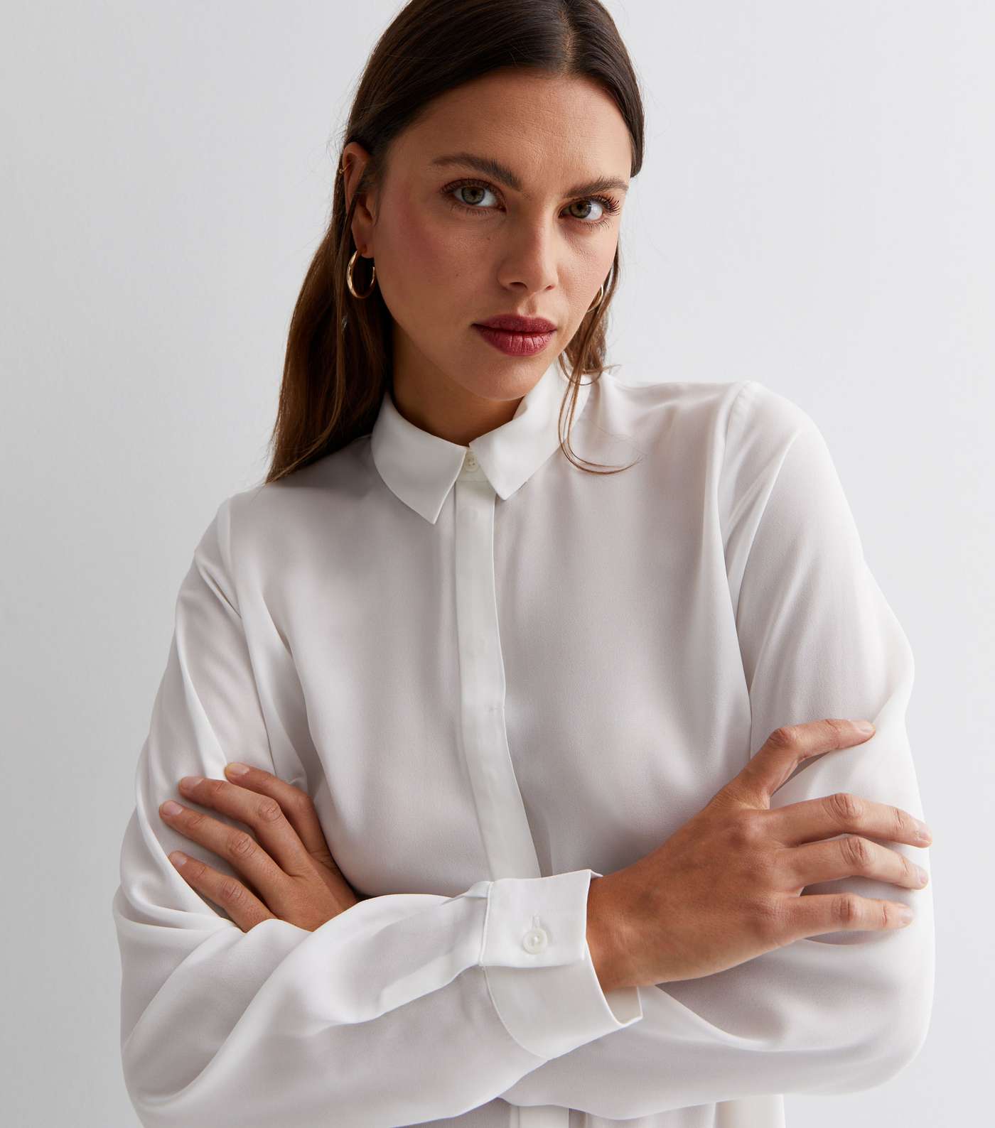Off White Long Sleeve Shirt Image 3
