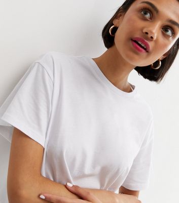 how to tie a white t shirt