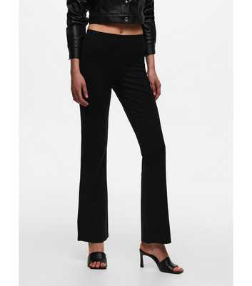 JDY Black Flared Trousers