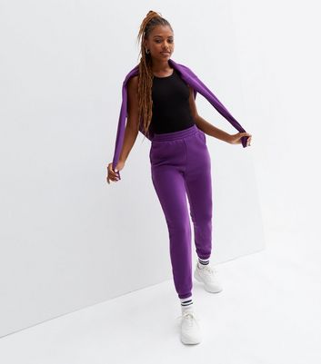 Womens store purple joggers