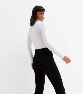 Bodysuit clearance polo neck