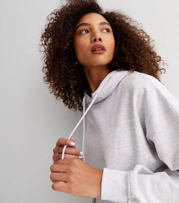 Pale Grey Pocket Front Hoodie