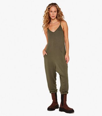 Apricot jumpsuit hot sale new look