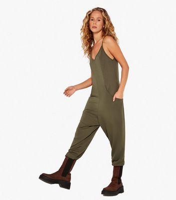 relaxed jersey jumpsuit