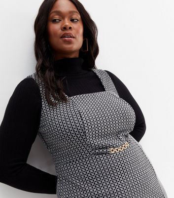 New look plus size pinafore dress sale