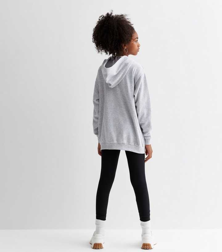 Girls Long Hoodies With Pockets Full Zip Hooded Sweatshirt