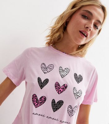 New look best sale pink t shirt