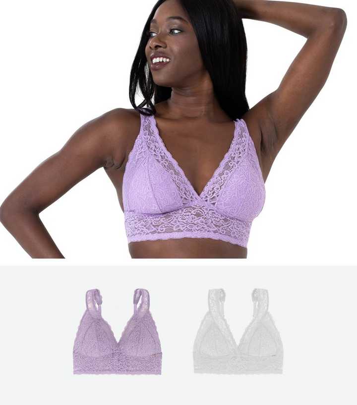 https://media3.newlookassets.com/i/newlook/839371799/womens/clothing/lingerie/dorina-2-pack-lilac-and-white-lace-bralettes.jpg?strip=true&qlt=50&w=720