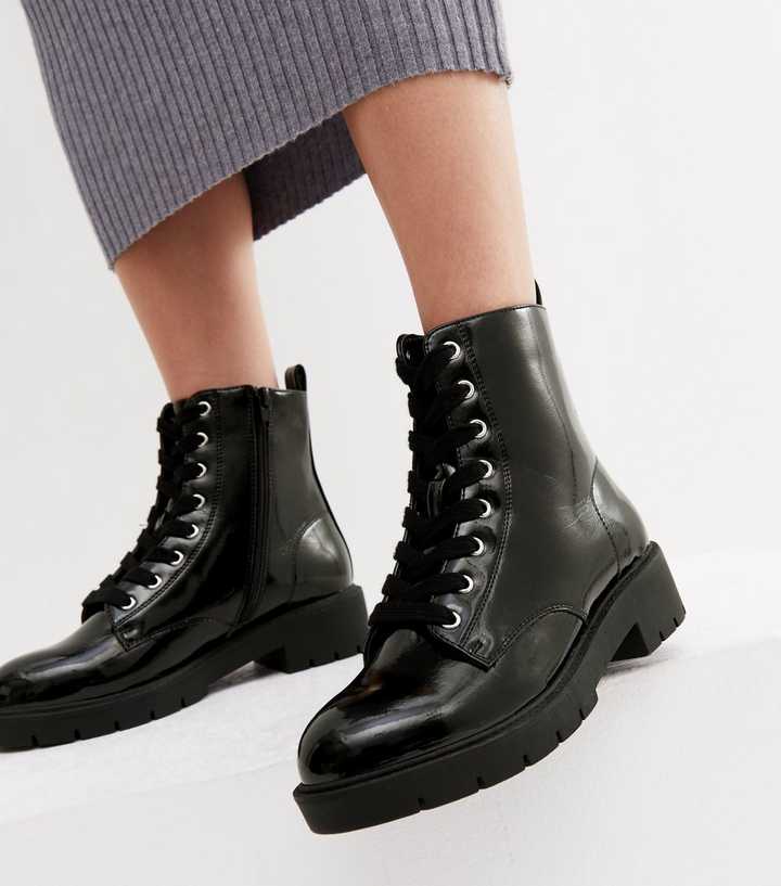 new look biker boots