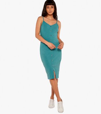 Click to view product details and reviews for Apricot Turquoise Rubbed Midi Cami Dress New Look.