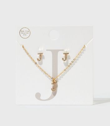 J on sale initial earrings