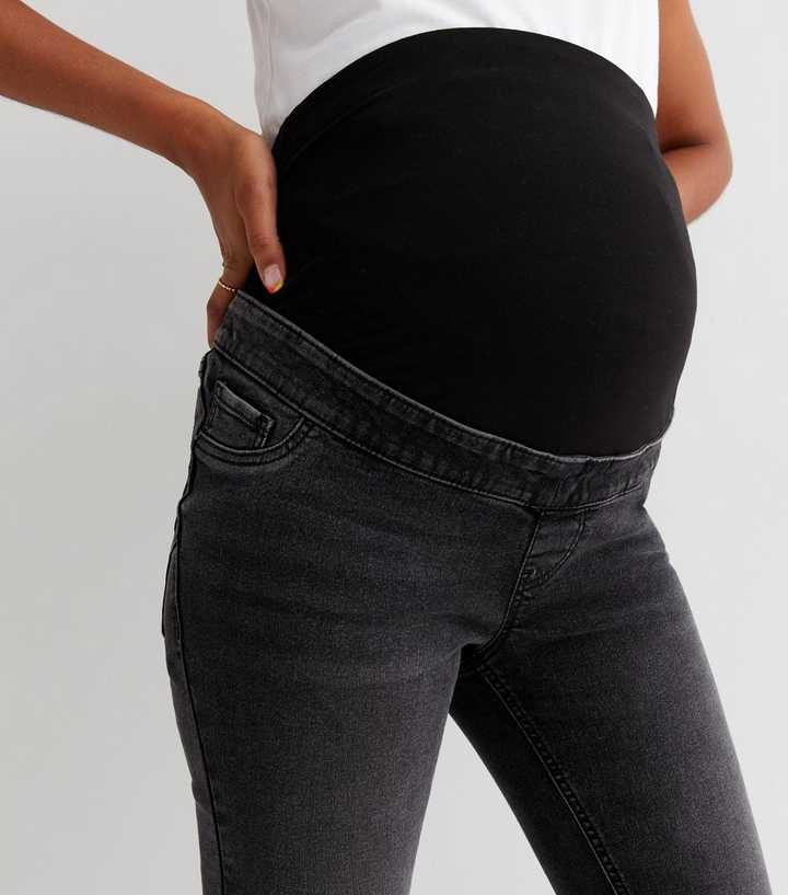 Maternity Black Over Bump Lift & Shape Emilee Jeggings