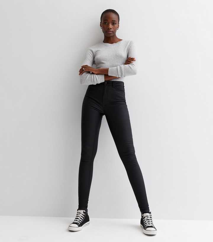 new look leather jeans