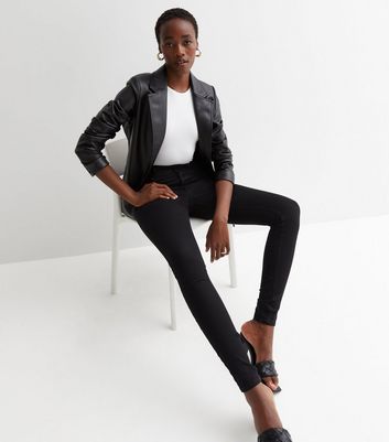 Tall Black Lift & Shape High Waist Yazmin Skinny Jeans | New Look