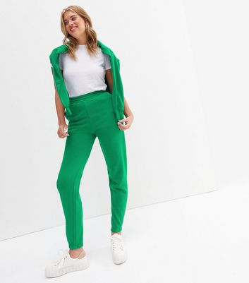 new look green joggers