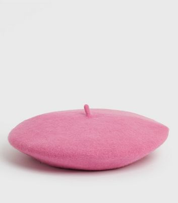 bright pink beret